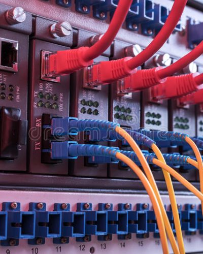 Fiber optics instaalation
